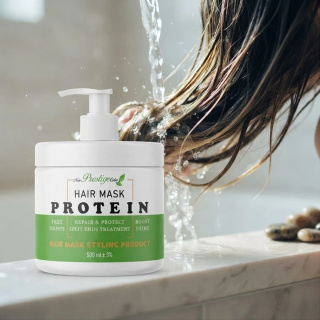 ماسک مو ترمیم کننده مدل Protein مناسب انواع مو حجم 500 میلی لیتر نیو پرستیژ کالر - 03