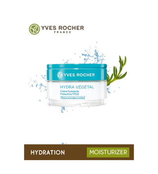 کرم مرطوب کننده روز 24 ساعته ایو روشه Hydra Vegetal با SPF20 مناسب انواع پوست 50میل - 01