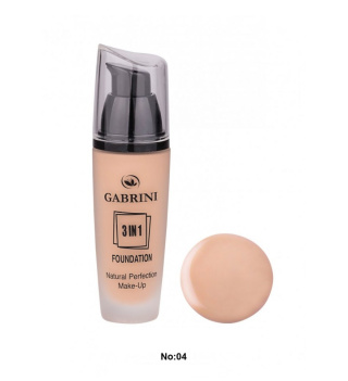 کرم پودر سه کاره مدل Natural Perfection Make Up حجم 45میل گابرینی - 04