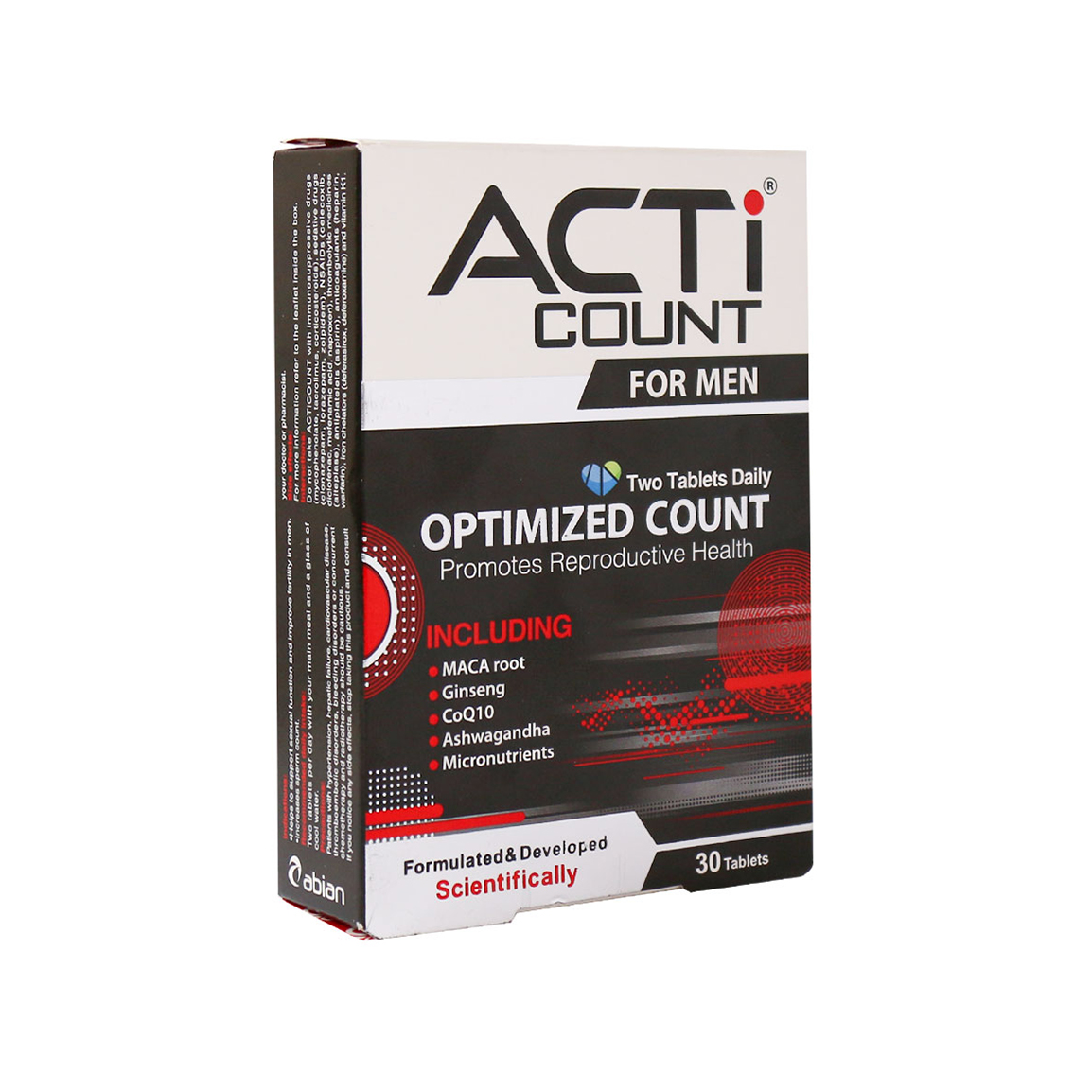 قرص مدل Acti Count مناسب آقایان بسته 30 عددی