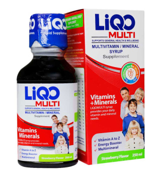 شربت Liqo Multi حجم 250 میلی لیتر ابیان فارمد - 01
