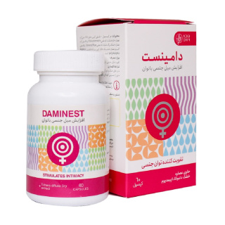 کپسول تقویت قوای جنسی بانوان مدل Daminest بسته 60 عددی ادیب اکسیر - 01