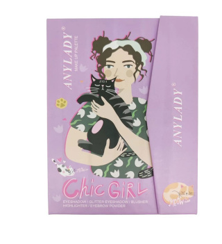 پالت سایه مدل Chic Girl ارسال طرح جلد رندوم آنی لیدی - 01