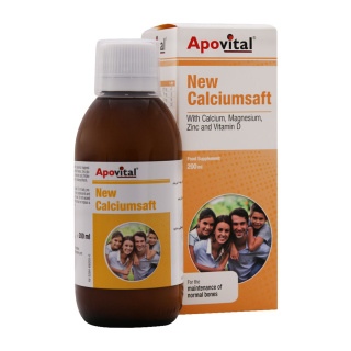شربت Calciumsaft حجم 200 میلی لیتر آپوویتال - 01