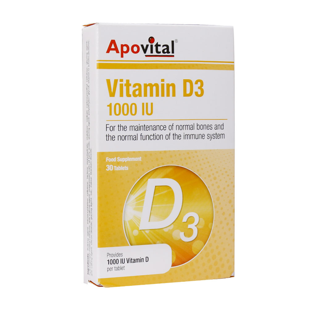 قرص Vitamin D3 1000 بسته 30 عددی