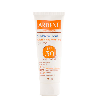 لوسیون ضد آفتاب آردن SPF30 فاقد چربی 75 میلی لیتر بسته 2 عددی - 01