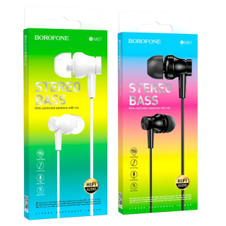 هندزفری سیمی مدل BM67 AUX بروفون - 05