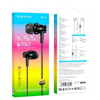هندزفری سیمی مدل BM67 AUX بروفون - 06