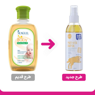 روغن بچه ویتامینه سی گل حجم 200 میلی لیتر - 01