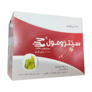 ساشه Citromol ایران دارو با طعم موهیتو بسته 30 عددی