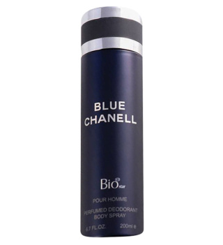 اسپری بدن مردانه مدل Blue Chanell حجم 200 میلی لیتر بیو استار