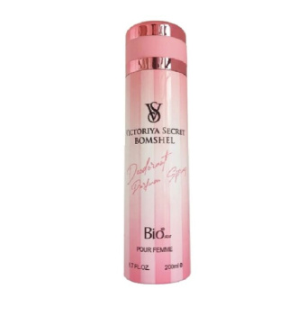 اسپری بدن زنانه مدل Victoriya Secret Bomshel حجم 200 میلی لیتر بیو استار