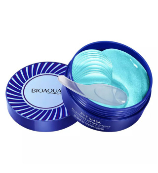 ماسک زیر چشم بیوآکوا مدل مس آبی همراه ماسک ورقهای زیر چشم خاویار طلایی بسته 2 عددی - 01