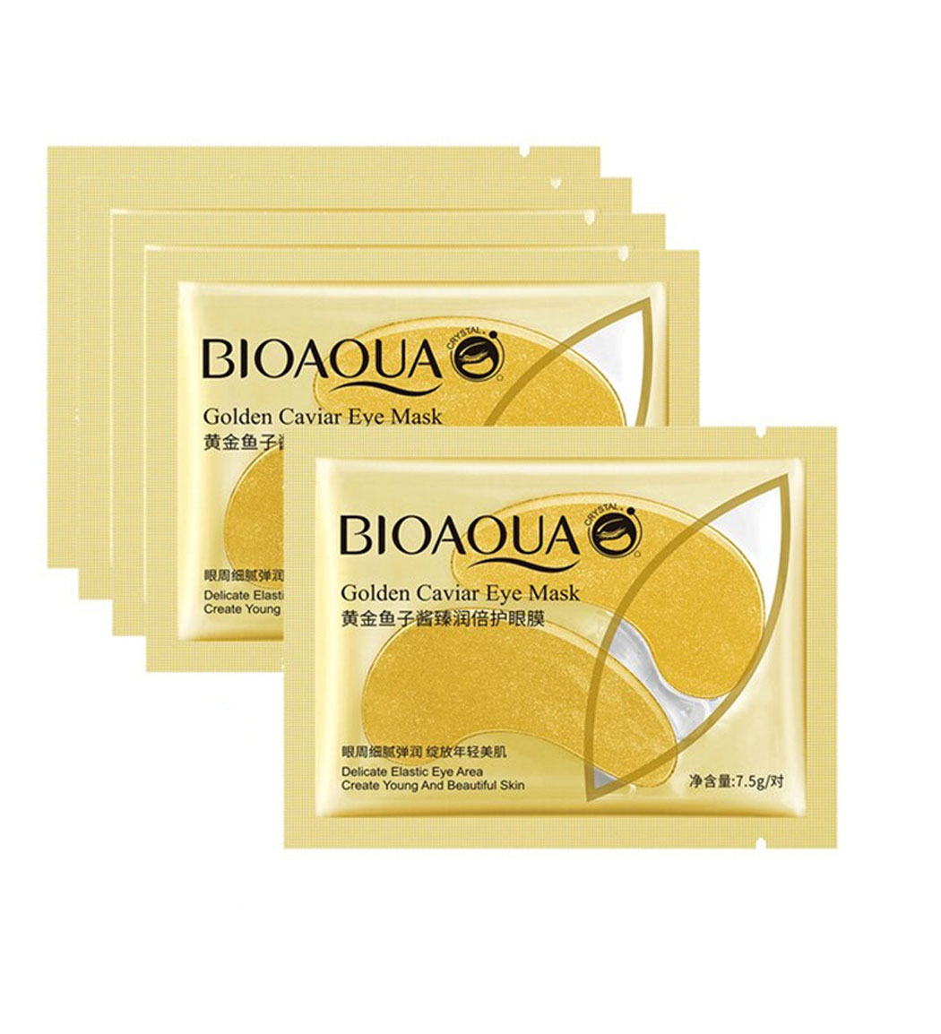 پک 5 عددی ماسک زیر چشم مدل Gold بیوآکوا