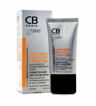 کرم ضد آفتاب و ضدلک SPF50 مناسب انواع پوست 40میل سی بی - 01