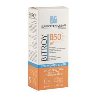 ضد آفتاب فیوژن واتر بی رنگ با SPF 50 مناسب پوست چرب حجم 50 میلی لیتر بیتروی - 03