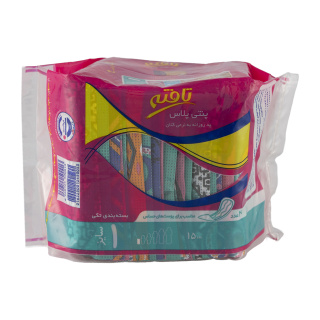 پد بهداشتی روزانه خیلی نازک کتانی مدل Panty Plus بسته 20 عددی تافته