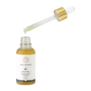 روغن آرگان تغذیه و بازسازی کننده عمیق پوست و مو عسل بانو حجم 30 میلی لیتر - 01