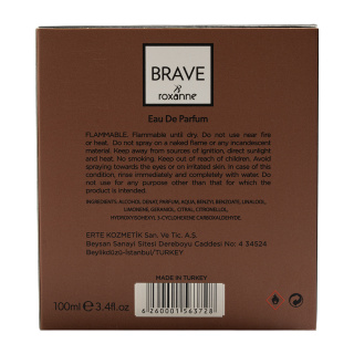 ادوپرفیوم مردانه مدل Brave با رایحه بلک افغان حجم 100 میلی لیتر رکسان - 03