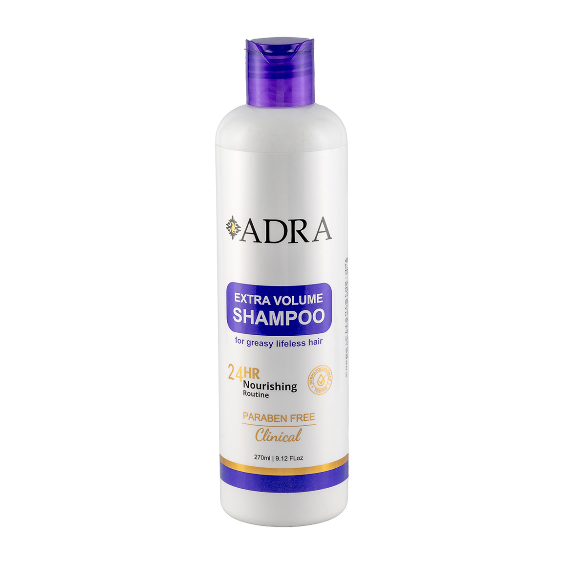 تصویر شامپو حجم دهنده موهای چرب آدرا 270 میلی لیتر Adra Shampoo for Richness & Volume 270 ml