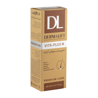 شامپو مو کراتینه مدل Vita-Plus K حجم 200 میلی لیتر درمالیفت - 04