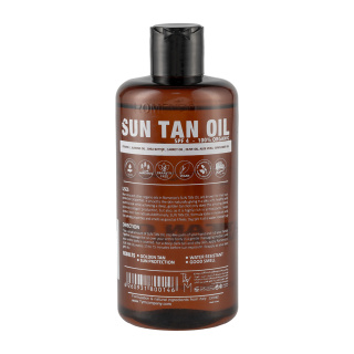روغن آفتاب و برنزه کننده Sun Tan ویتامینه مناسب انواع پوست 330 میل رومنزو - 01