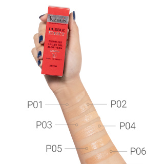 کرم پودر کنویس دارای SPF30 حاوی روغن آرگان و آلوئه ورا - 05