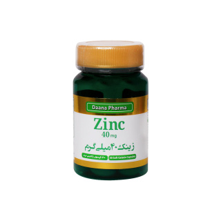 سافت ژل زینک 40 میلی گرم بسته 30 عددی دانا