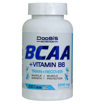 کپسول Bcaa و ویتامین B6 بسته 200 عددی دوبیس