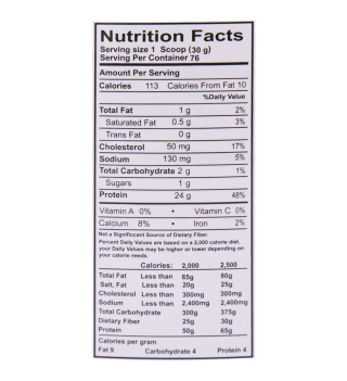 پودر پروتئین Whey Gold با طعم شکلات وزن 2270 گرم دوبیس - 02