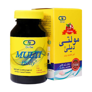 قرص مولتی ویتامین دکتر گیل مدل Multi Daily بسته 60 عددی - 01