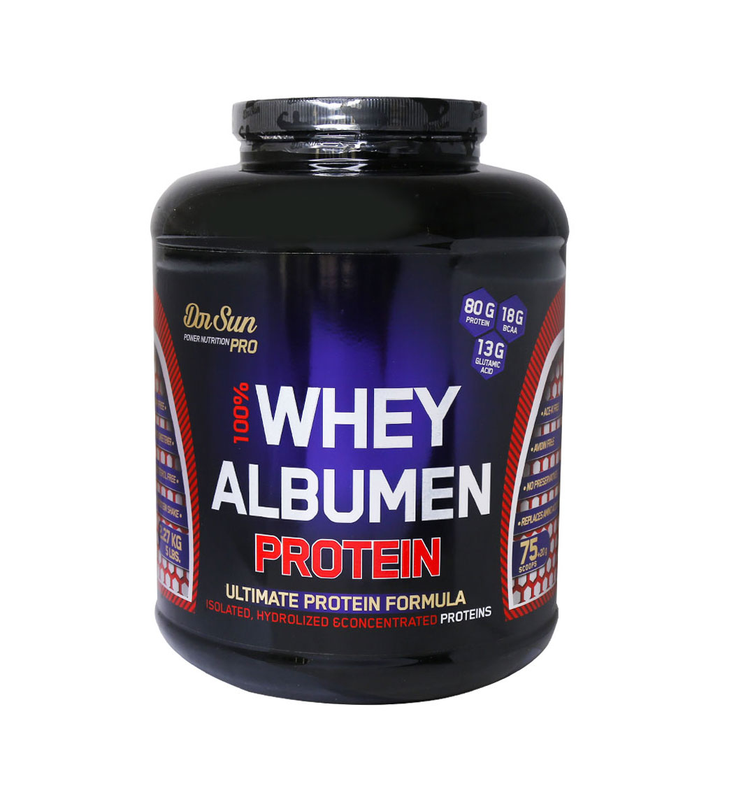 پودر پروتئین مدل Whey Albumen حجم 2270 گرم