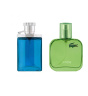 عطر جیبی مردانه تاینی مدل Lacoste Essentional به همراه عطر جیبی مردانه مدل Desire Blue