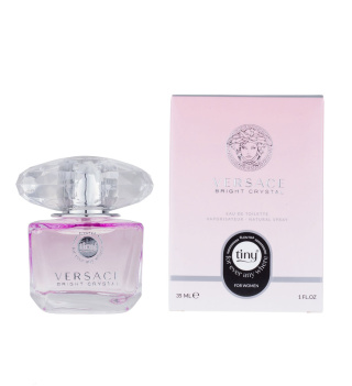 عطر جیبی زنانه تاینی مدل Versace Crystal Noir به همراه عطر جیبی زنانه النترا تاینی مدل Versace Bright Crystal - 01