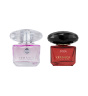 عطر جیبی زنانه تاینی مدل Versace Crystal Noir به همراه عطر جیبی زنانه مدل Versace Bright Crystal