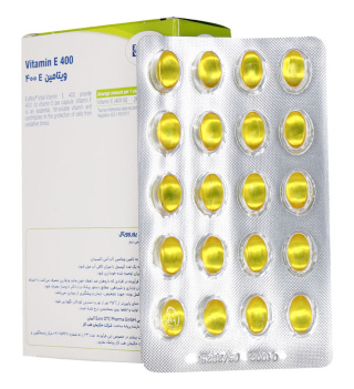کپسول ویتامین E 400 سافت ژل بسته 40 عددی یوروویتال - 03