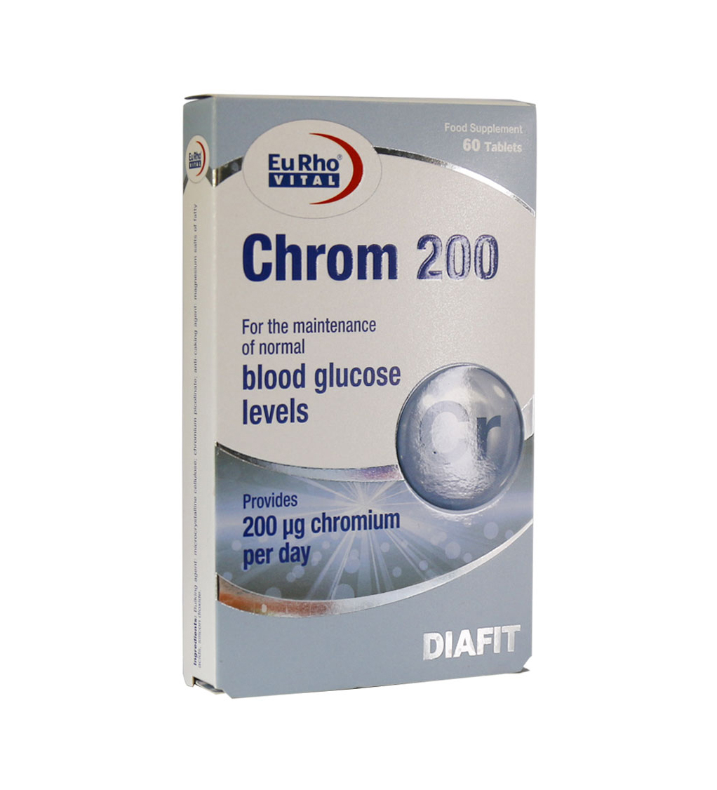 قرص Chrom 200 بسته 60 عددی