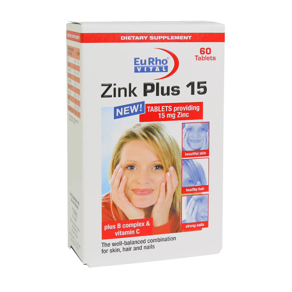 قرص Zink Plus 15 بسته 60 عددی