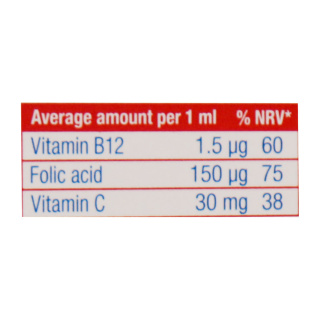 قطره B12 فولیک اسید و ویتامین C با طعم پرتقال حجم 30 میلی لیتر یوروویتال - 02