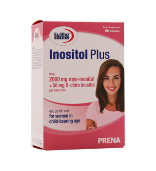 کپسول باروری مدل Inositol بسته 60 عددی یوروویتال