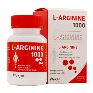 قرص ال آرژنین 1000 میلی گرم بسته 30 عددی فیشر فلکسان - 01