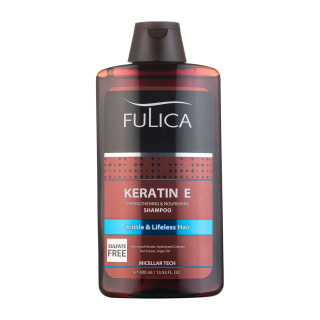 شامپو تقویت کننده مو فاقد سولفات مدل Keratin E حجم 400 میلی لیتر فولیکا