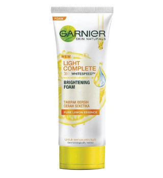 فوم شوینده و روشن کننده صورت گارنیر مدل Light Complete حجم 100میلی لیتر