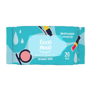 دستمال مرطوب آرایشی مدل Moisturizer Vitamin B5 بسته 20 عددی گود مود