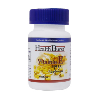 کپسول ژلاتینی Vitamin E 400 هلث برست بسته 30 عددی