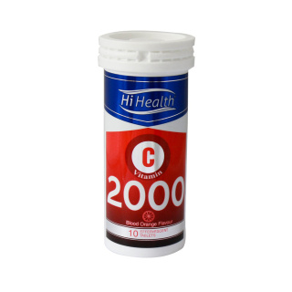 قرص جوشان ویتامین C 2000 بسته 10 عددی های هلث