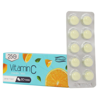 قرص جویدنی Vitamin C 250 بسته 30 عددی های هلث - 01