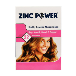 کپسول مکمل آرین سلامت سینا مدل Zinc Power بسته 32 عددی