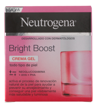 ژل کرم آبرسان، ضد چروک و درخشان کننده مدل Bright Boost حجم 50 میل نوتروژینا - 02