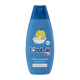 شامپو سر و بدن پسرانه حجم 400 میلی لیتر شاوما